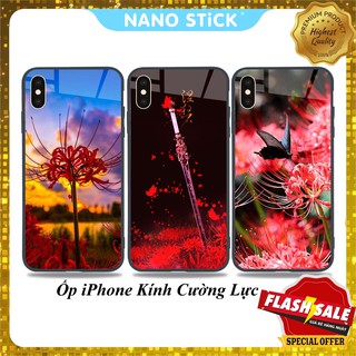 Ốp lưng iPhone X, XS, XS Max, XR, Ốp iPhone kính cường lực in hình theo yêu cầu_NANOSTICK, 0617