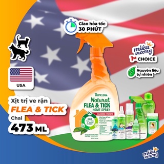 Xịt diệt ve , bọ chét Cho chó Tropiclean Natural Flea & TickDog & Bedding Spray