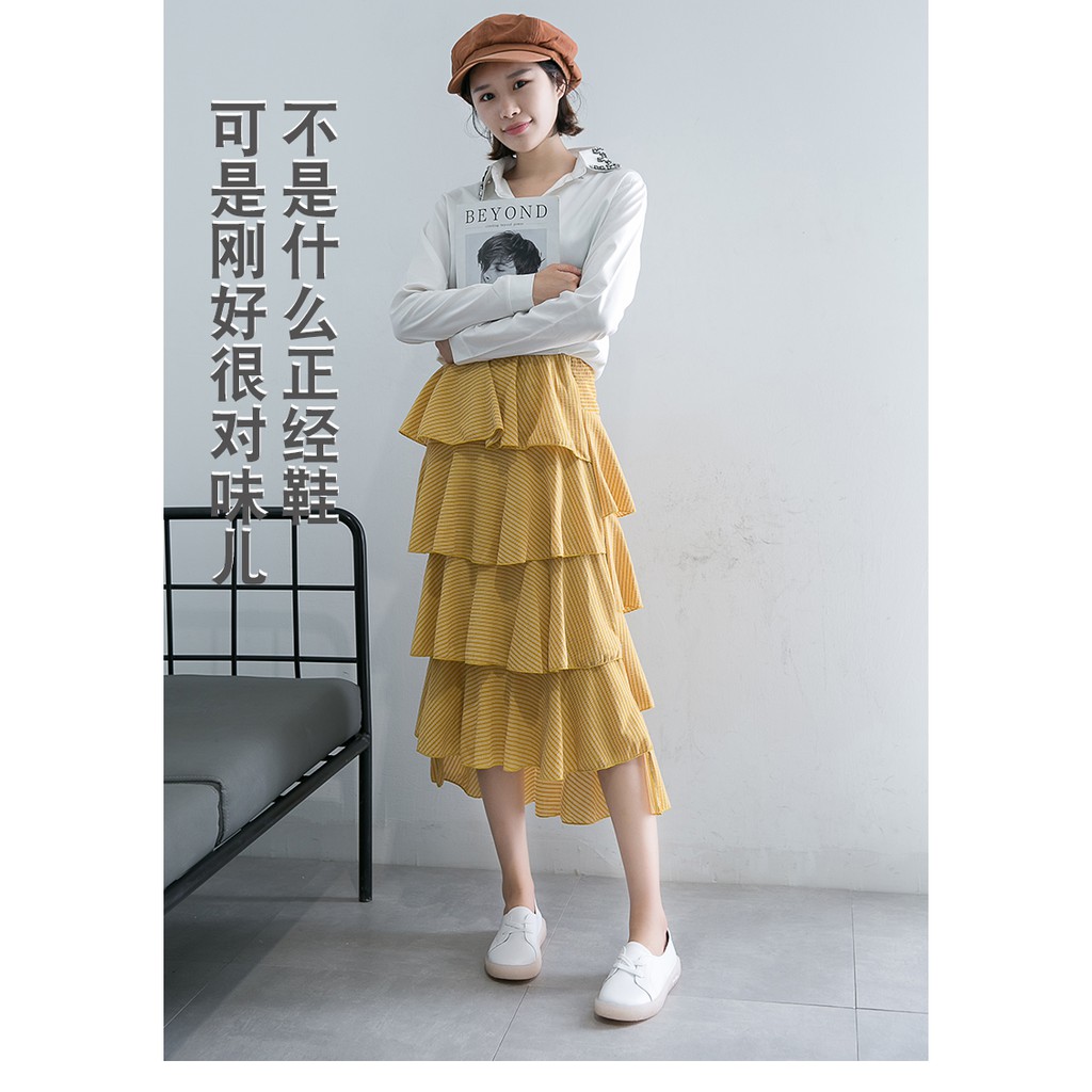 Slip on da nữ - Giày lười da nữ dáng bè siêu xinh- MPS248