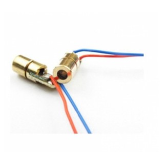 Đầu phát laser 3v 6mm sáng đỏ hội tụ