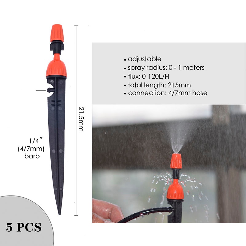 Vòi Phun Nước Tưới Cây Có Thể Điều Chỉnh