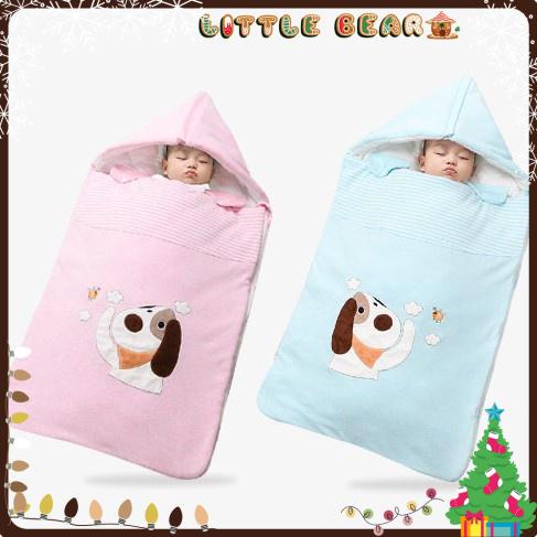 Túi Ngủ CHỐNG GIẬT MÌNH Công Nghệ Nano Kháng Khuẩn An Toàn Cho Bé - Little Bear