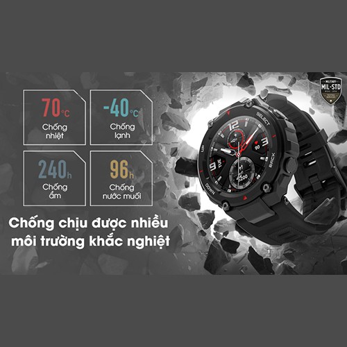 Đồng hồ thông minh Amazfit T-REX -Hàng Chính Hãng - Bảo hành 12 Tháng 1 đổi 1