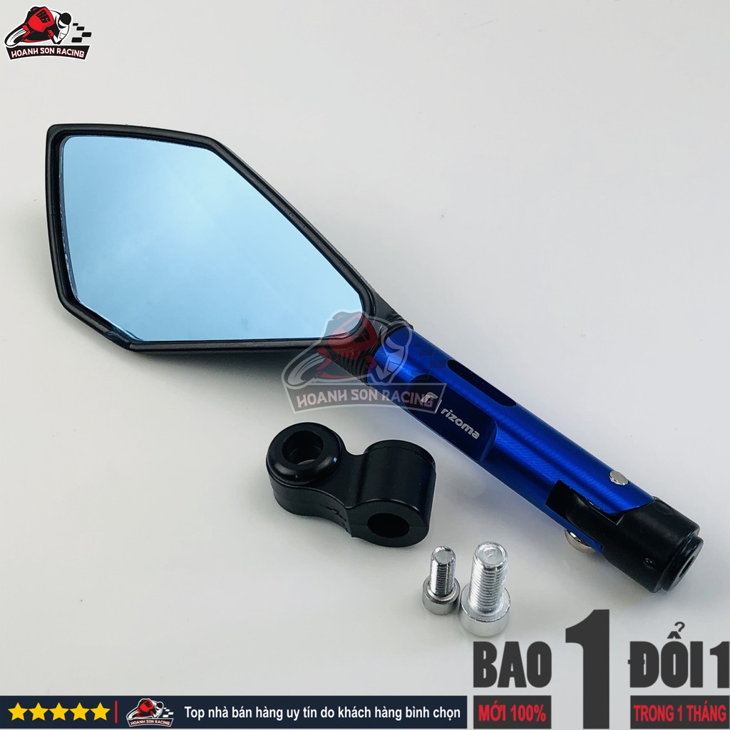 Gương 5 cạnh rizoma hơp kim nhôm nguyên khối cao cấp fullsystem  nhập khẩu bởi Hoành Sơn Racing