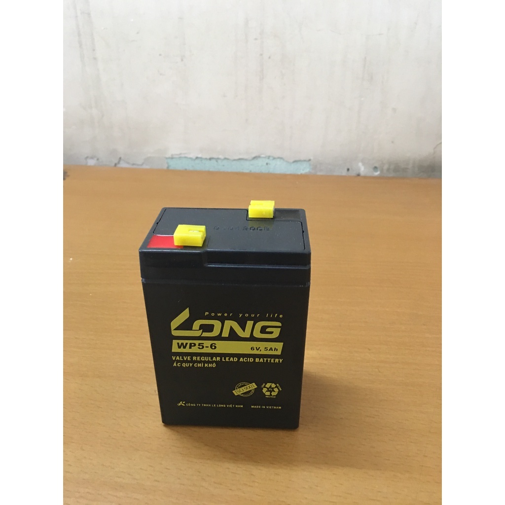 Ắc Quy Lưu Điện LONG WP5-6 6V-5AH