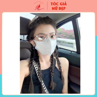 Tóc giả dây cột tóc thắt rít , gồm 3 bện nhỏ
