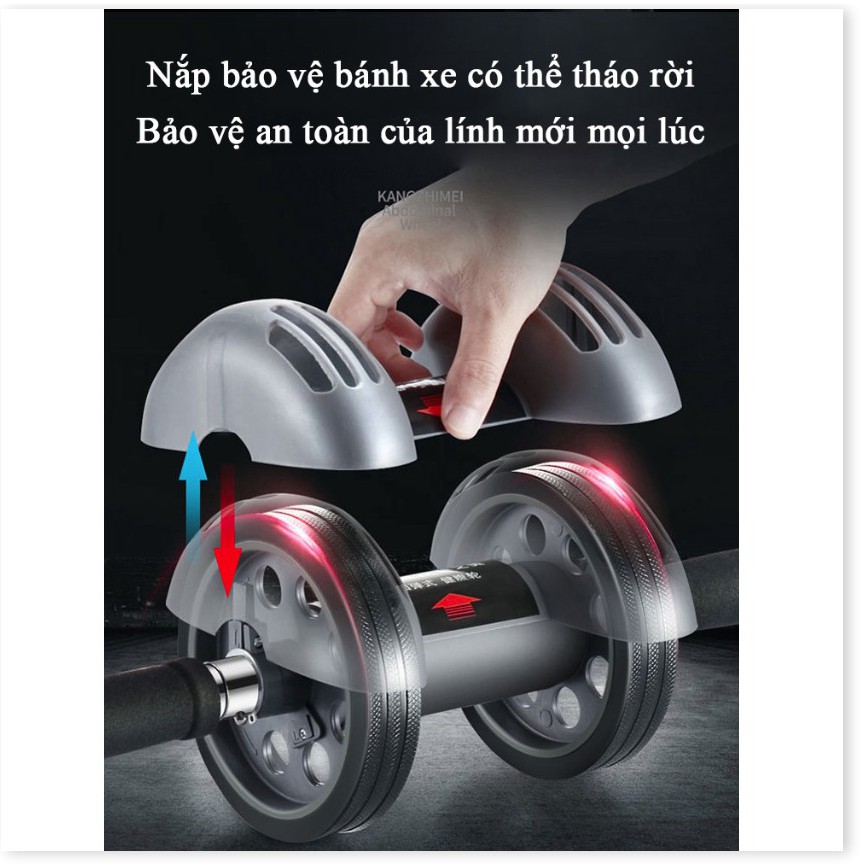 🆕 Con lăn tập bụng săn cơ duy trì vóc dáng đàn hồi tự động Abdominal Wheel