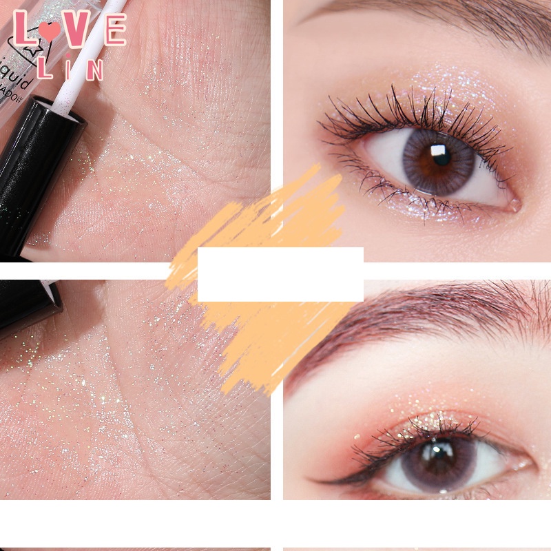 Phấn Mắt Dạng Lỏng Một Màu Lấp Lánh Ánh Ngọc Trai Phân Cực Độ Bóng Cao