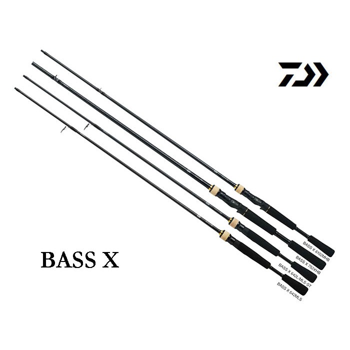 Cần lure máy đứng Daiwa Bass X 682MLS model 2019