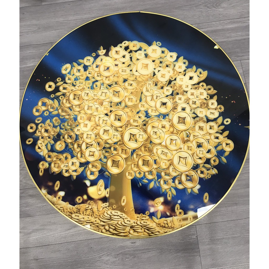 Tranh Tráng Gương Treo Tường Pha Lê Cao Cấp - Tranh Bộ GD2