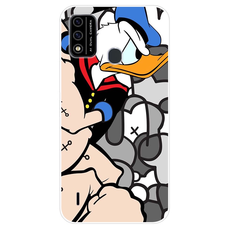 Ốp Điện Thoại TPU Silicon Mềm Họa Tiết Hoạt Hình Cho Itel A48 itelA48