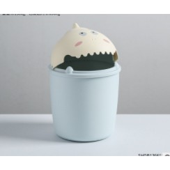 Thùng đựng rác trang điểm mini siêu dễ thương, chất liệu nhựa cao 22cm