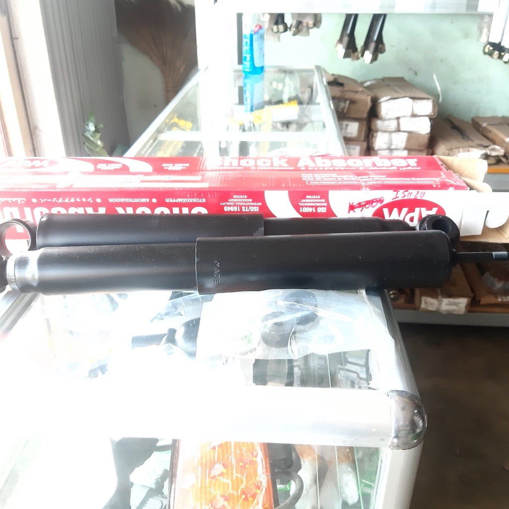 Phuộc nhún, Giảm xóc Isuzu QKR 1.4 -1.9 tấn . Trước sau khác nhau. Hàng APM Malaysia