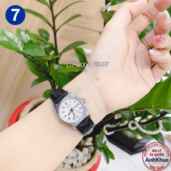 Đồng hồ nữ dây da Casio Standard chính hãng Anh Khuê LTP-V006 Series (25mm) | BigBuy360 - bigbuy360.vn