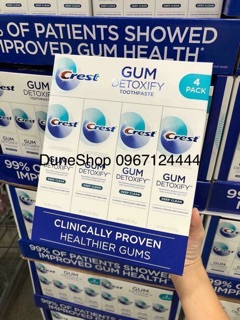 Kem đánh răng Crest Gum Detoxify 116g