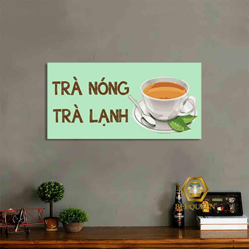 Album Biển Dịch Vụ Trang Trí Quán Cà Phê Trà Chanh Trà Sữa Tùy Chọn Khổ 15x30 cm