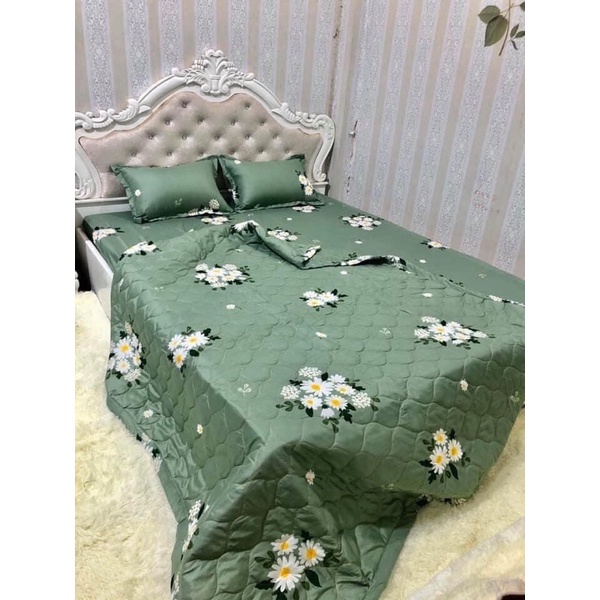Bộ Chăn Hè Cotton poly combo 5 món - nhiều mẫu lựa chọn