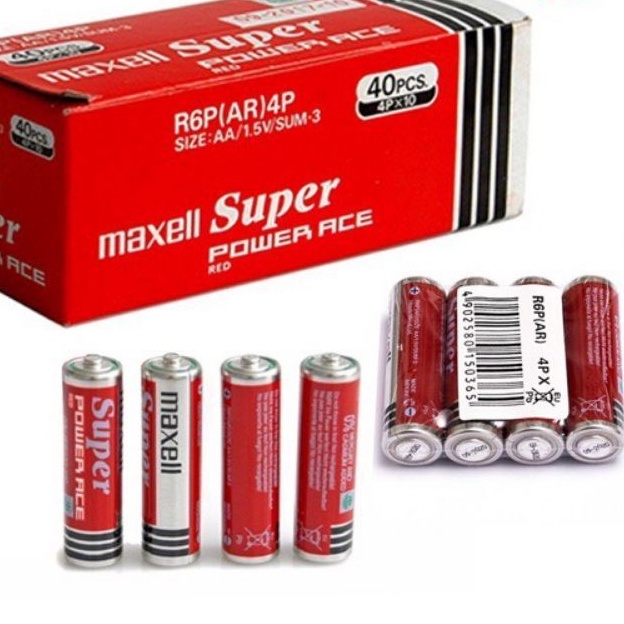 Vỉ Maxell pin tiểu AA 1,5V