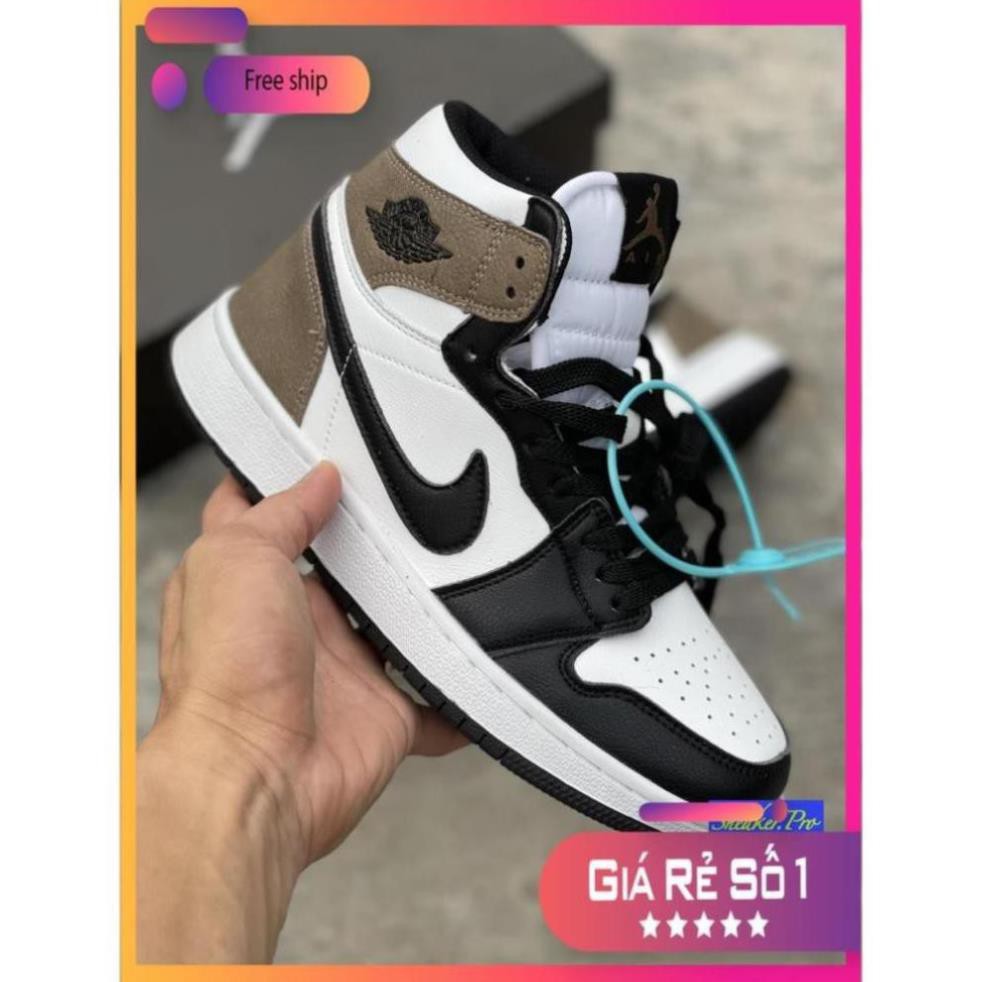 (FULL BOX + QUÀ TẶNG) Giày thể thao AIR JORDAN 1 RETRO HIGH Nâu đen siêu đẹp dành cho nam và nữ | WebRaoVat - webraovat.net.vn