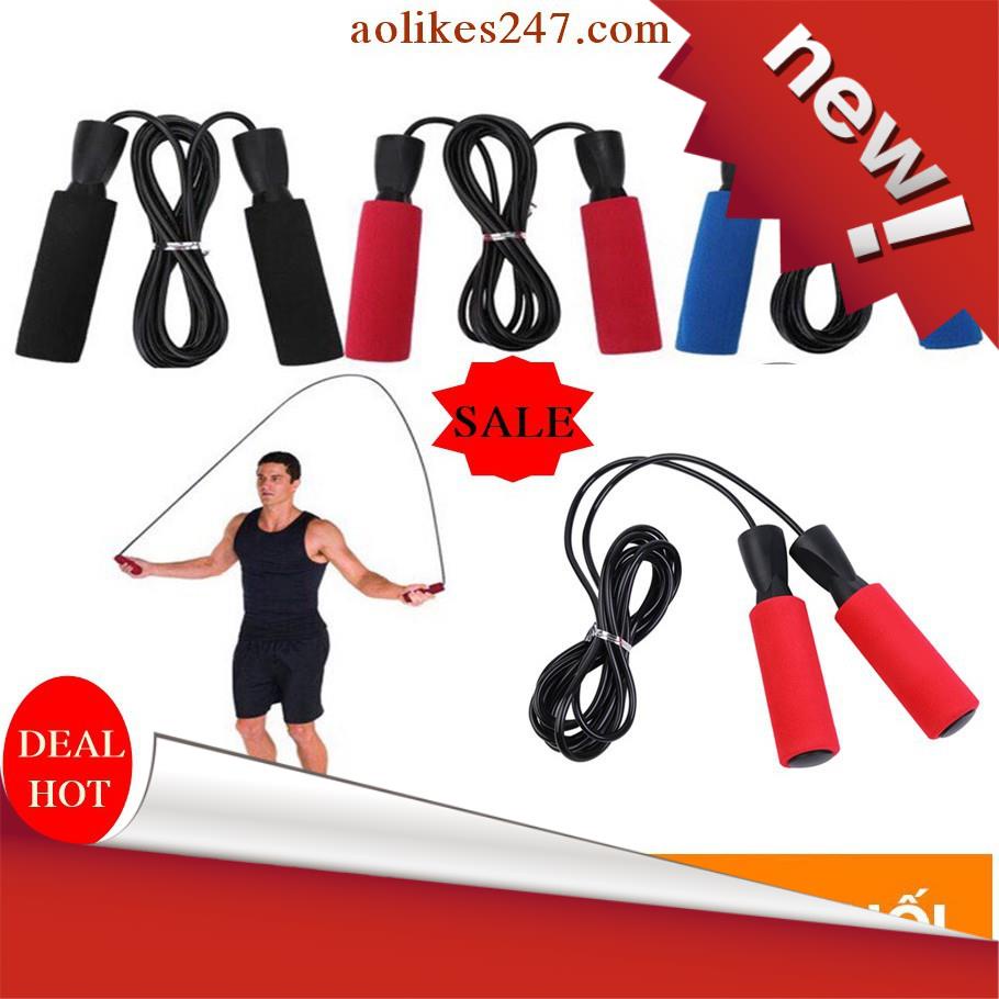 ❤️GIÁ SỈ❤️ Dây Nhảy Tập Thể Dục Tay Nắm Cực Êm