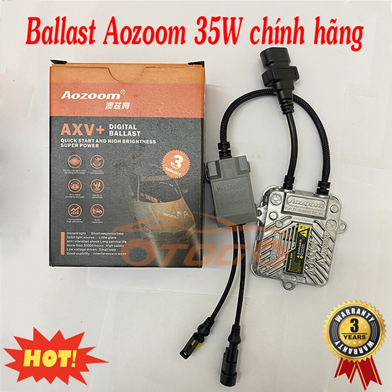 Ballast Xenon Aozoom 35W Chính Hãng Bảo Hành 3 Năm