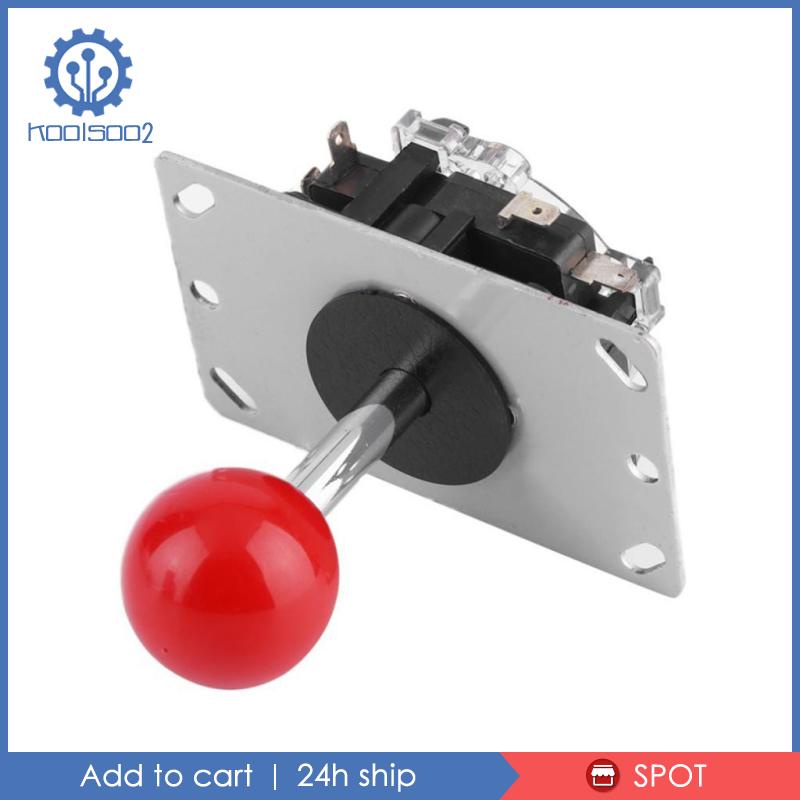 [KOOLSOO2]Game Console Triangle Rocker Arcade Handle Joystick w/ Red Ball Short Shaft