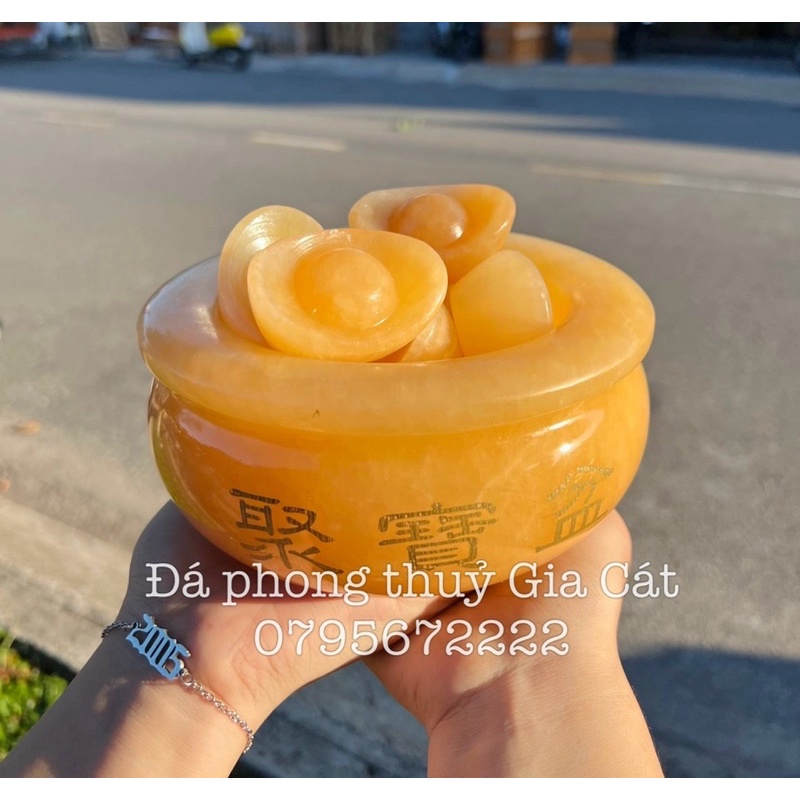 Bát tụ bảo bồn tụ bảo ngọc hoàng long 16cm 12cm 10cm đẹp