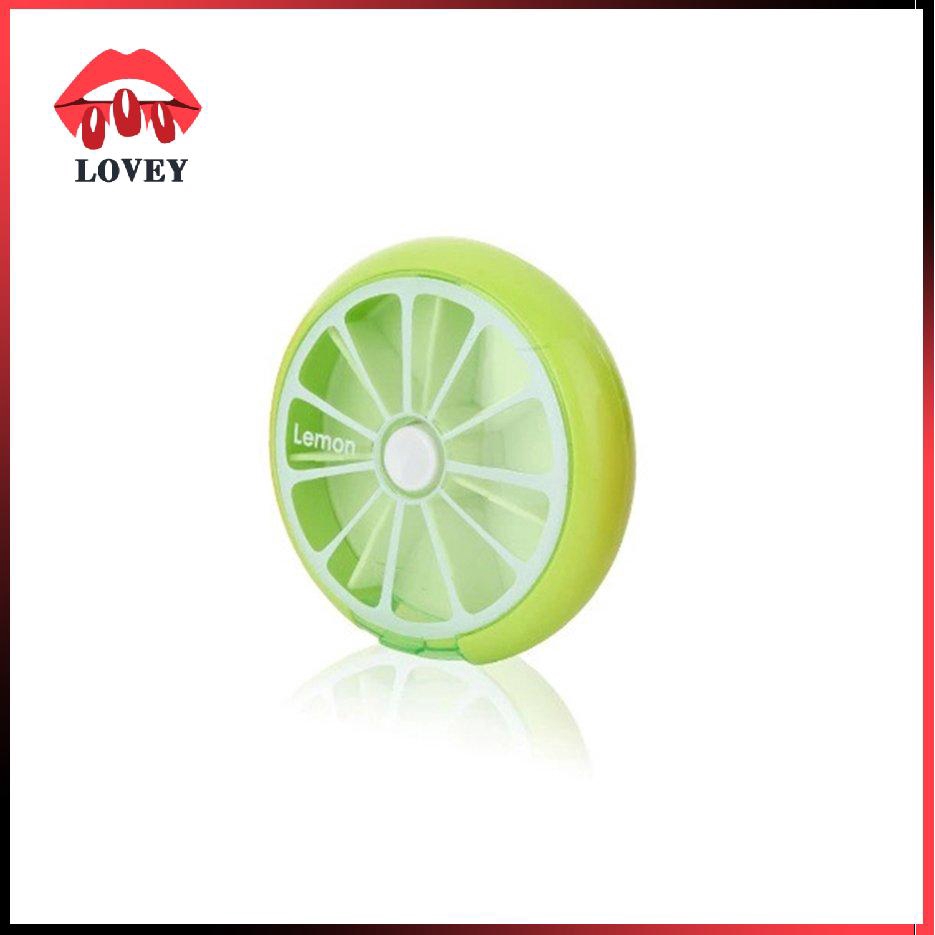 Hộp đựng thuốc chia 7 ngày hình tròn nhỏ