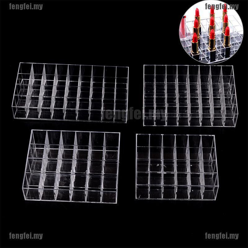 (hàng Mới Về) Khay Đựng Son Môi 24 / 36 / 40 Ngăn Bằng Acrylic Tiện Dụng | BigBuy360 - bigbuy360.vn