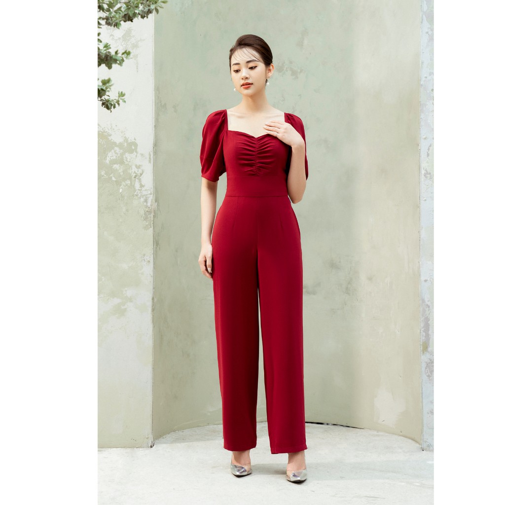 Jumpsuit cổ vuông nhún ngực Zym's House - LT219