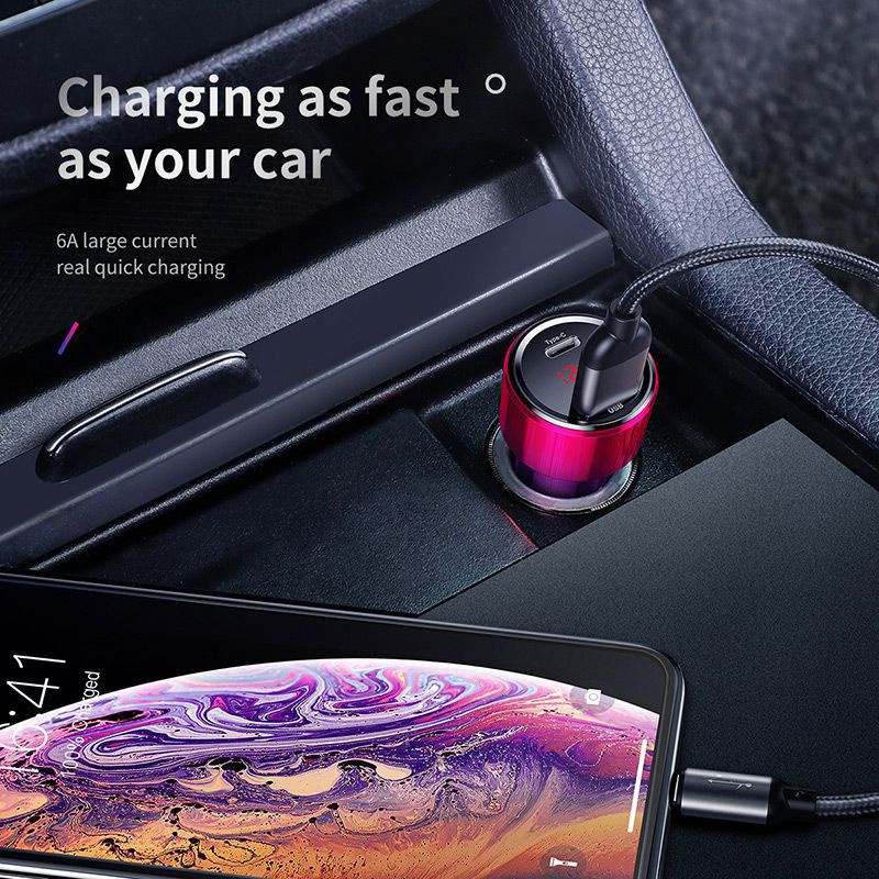 tẩu sạc nhanh Baseus 45W PPS Quick charging BSC20C
