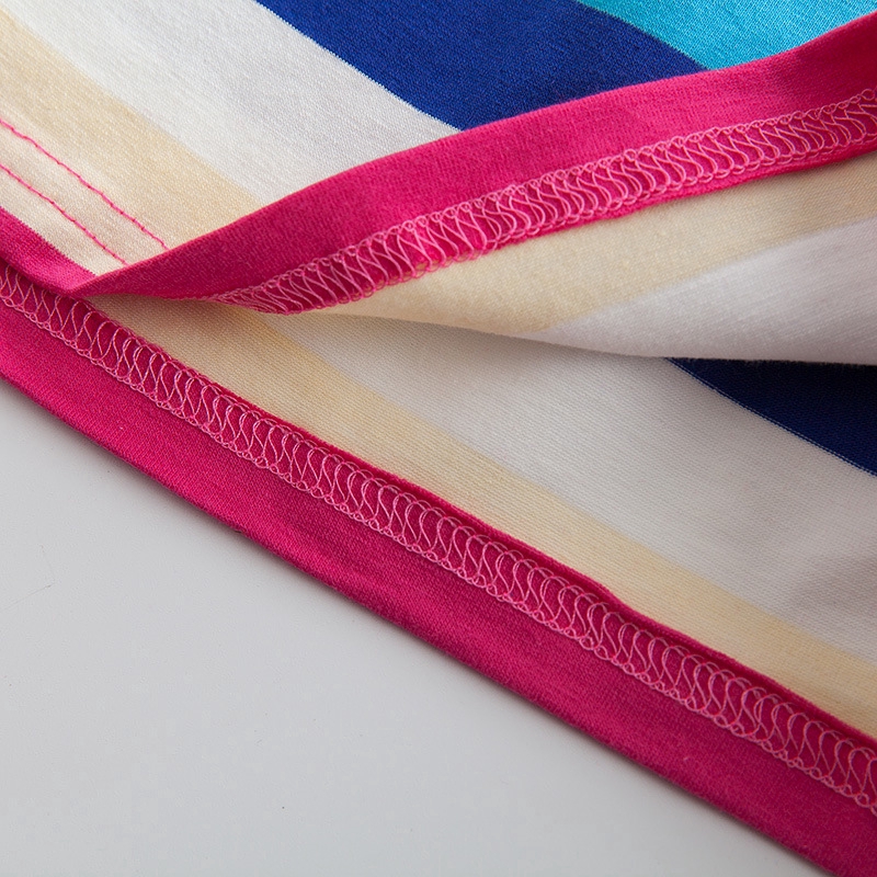 Đầm Luckycandy ngắn tay in hình chú ngựa Pony hoạt hình dễ thương cho bé gái