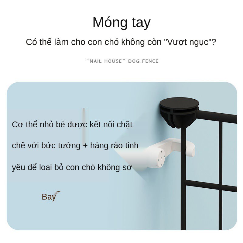 Hàng rào cho thú cưng Chuồng nuôi chó nhỏ Cửa cách ly cũi Teddy VIP trại sắt lan can ngăn <