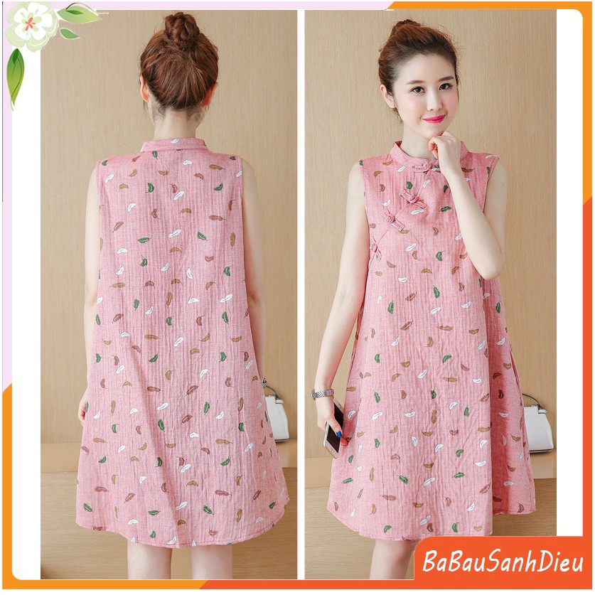 ĐẦM BẦU THÔ CỔ TÀU DUYÊN DÁNG DR2244