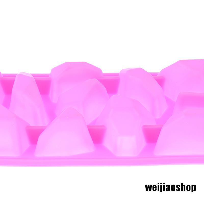 Khuôn Silicone Làm Nến / Socola / Đá Màu Hổ Phách Mini Diy Weijiao2