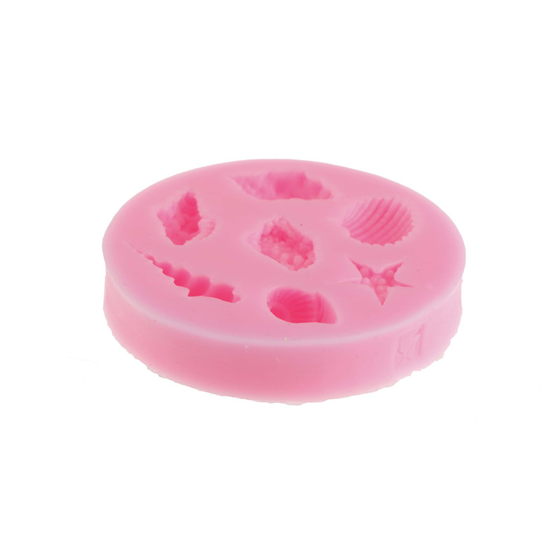 Khuôn Silicon Làm Bánh Kẹo Hình Sinh Vật Biển 3d