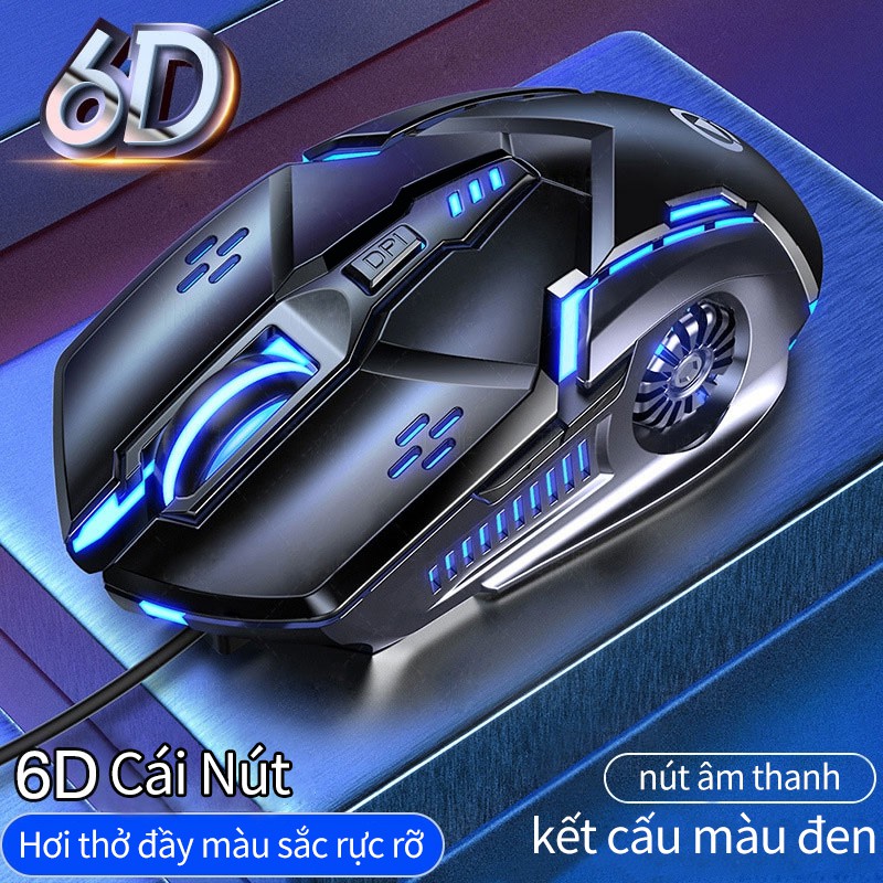 Chuột Gaming G5 6 Nút Có Đèn Led Nhiều Màu Sắc Cho Dpi 3200