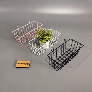 Rổ để đồ chụp ảnh sản phẩm, decor nhà cửa, có móc cài sườn, cài khung thép