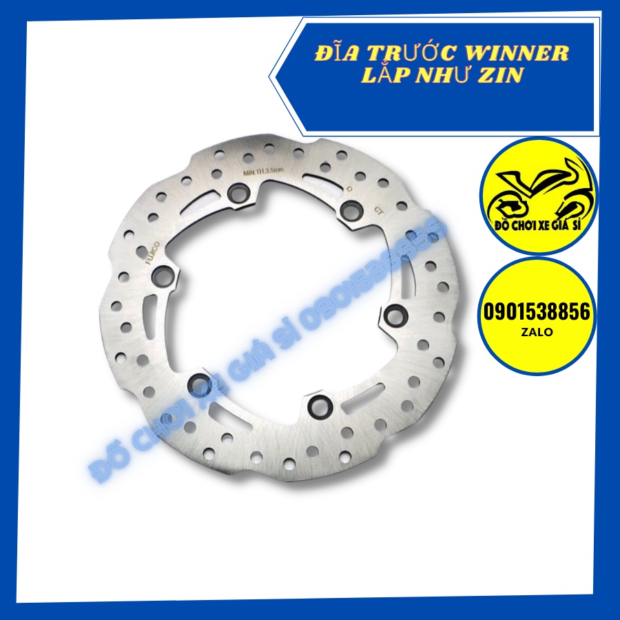 Đĩa trước winner gắn như zin