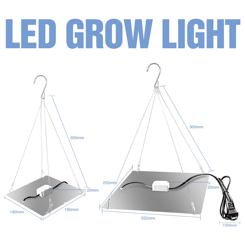 1000W Nhà Máy Phát Triển Ánh Sáng Lượng Tử, Dẫn Đầu Nhà Máy Quang Phổ Đầy Đủ AC85-265V Phyto Đèn Nhà Kính Cây Giống Trồng LED Hạt Giống 220