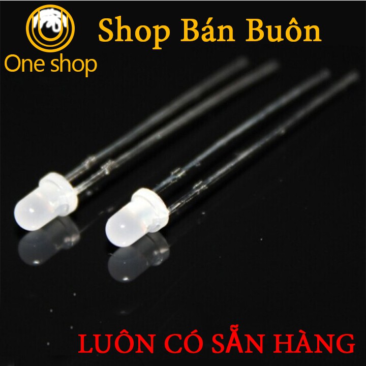 Gói 100 Con Led Đục 3mm