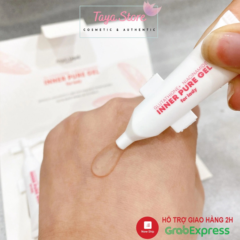 Gel làm hồng vùng kín và se khít Angel's Liquid Glutathione + Niacinamide Inner Pure Gel Hàn Quốc Set 5 ống 2ml