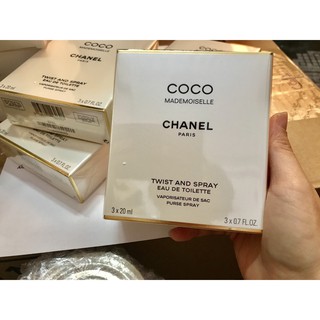 💥 Nước hoa nữ Chanel Coco Mademoiselle  - 3x20ml
