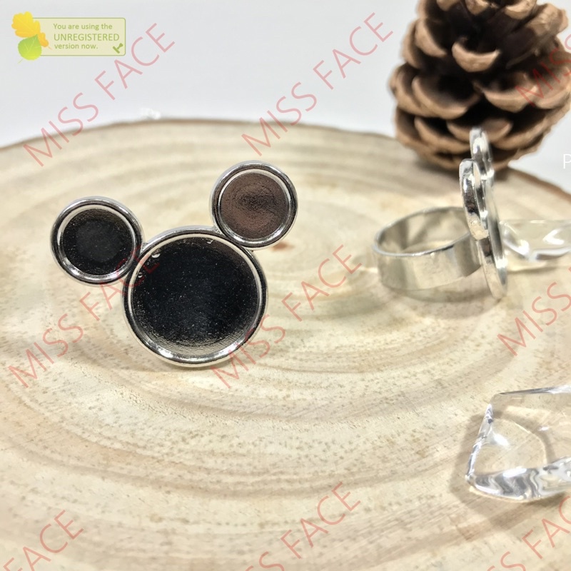 Nhẫn để màu pha màu nail