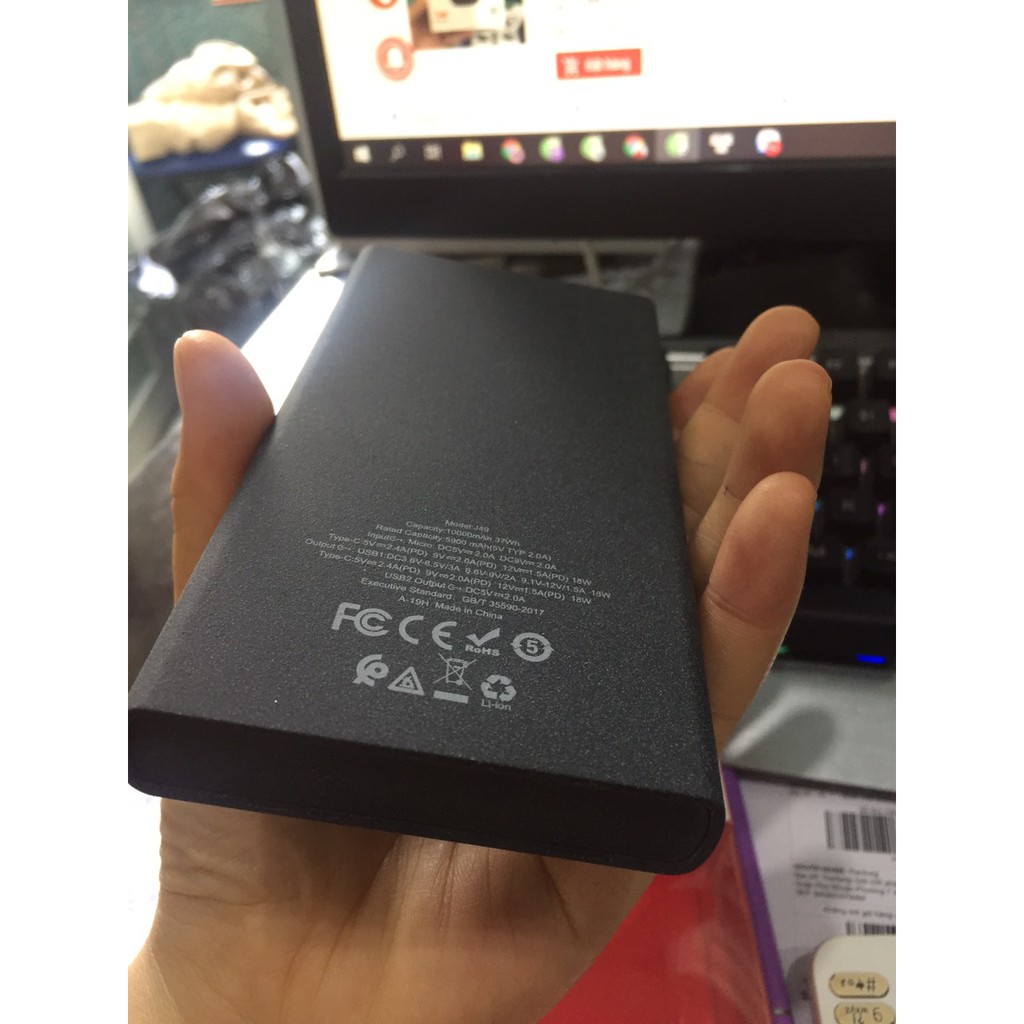 Pin dự phòng Hoco 10000mah J49