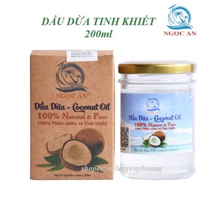 Dầu dừa ngọc an ép lạnh tinh khiết 200ml