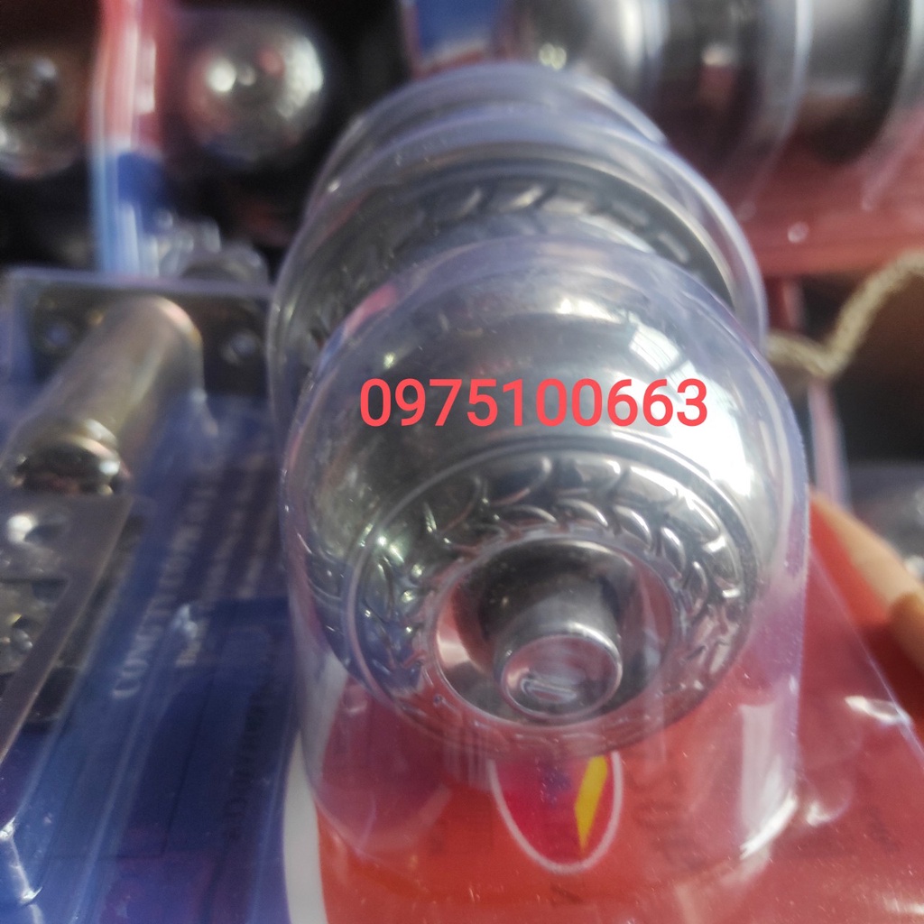 Ổ Khoá Cửa Việt Tiệp Tay Nắm Tròn  - Khoá tay đấm  - khoá tròn nhôm/sắt/gỗ