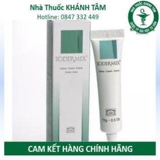 Sodermix Cream 15g - Dùng cho sẹo lồi, sẹo phì đại, chàm Sodemix _Khánh Tâm ! !