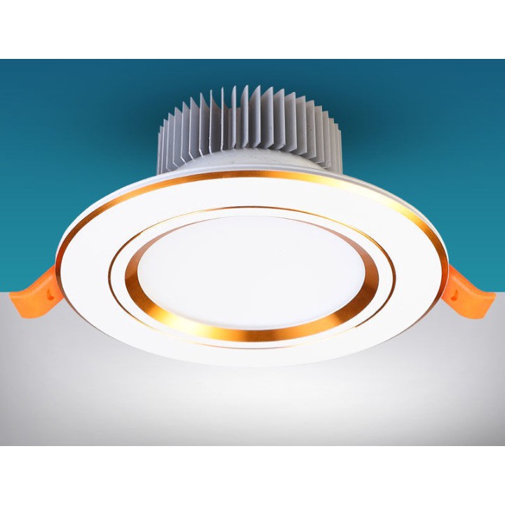 Đèn Led Âm Trần Tản Nhiệt 9W 3 Chế Độ, Đèn Trang Trí Trần Thạch Cao/Phòng Khách