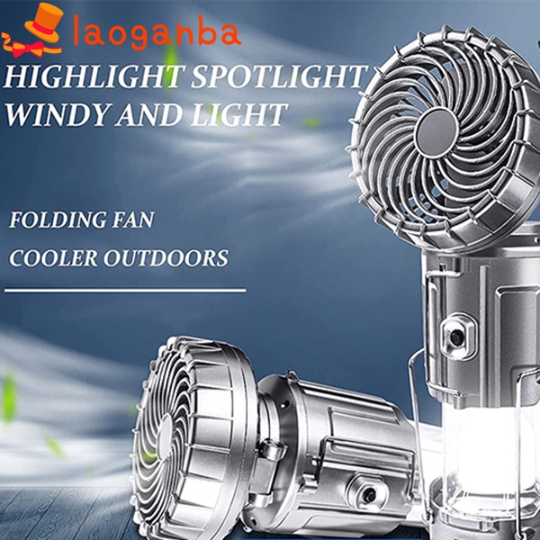 Đèn Led Cắm Trại 6 Trong 1 Sử Dụng Năng Lượng Mặt Trời